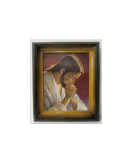 Obraz (W052) Modliaci sa Pán Ježiš 30,5 x 25,5