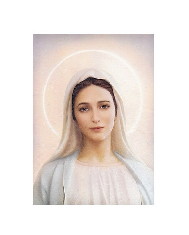 Obraz na dreve: Panna Mária Medžugorska (15x10)