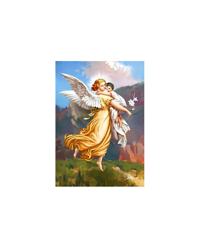 Obraz na plátne (ZOP-A3) Anjel strážny